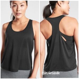 NWT Athleta Vapor Scoop Tank // Black